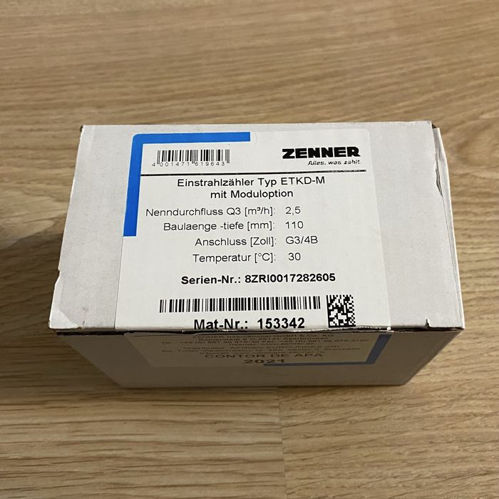 Apometru / contor de apa Zenner