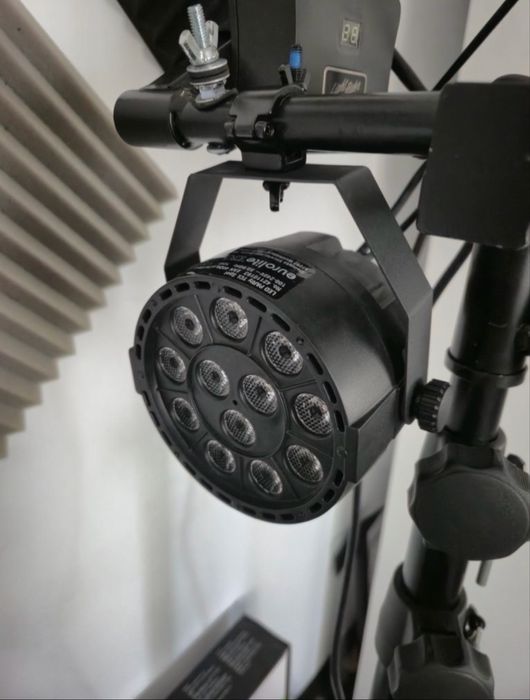 Schela 3 metri + 4 Lumini Eurolite LED + Controller DMX Audibax