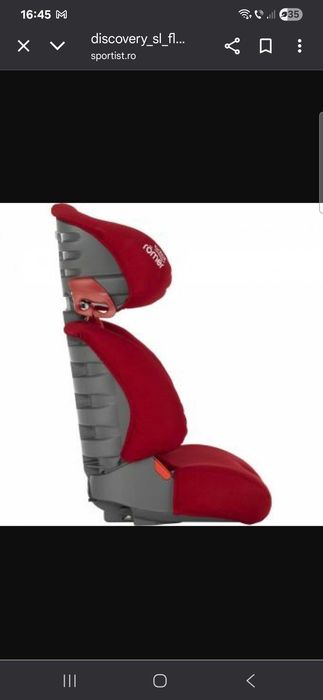 Scaun auto Britax Romer cu isofix