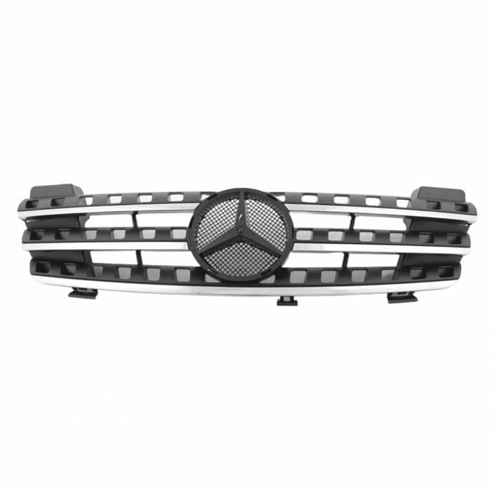 Решетка за Mercedes ML W164 (2005-2008) - черна с хромлайсни