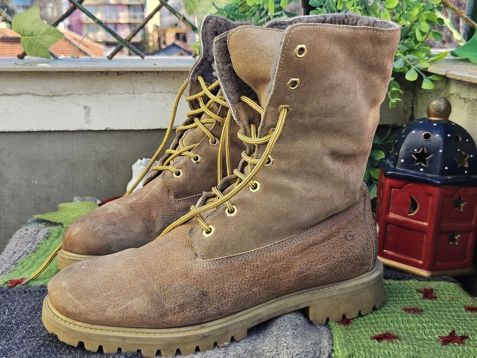 Мъжки боти естествена кожа N41