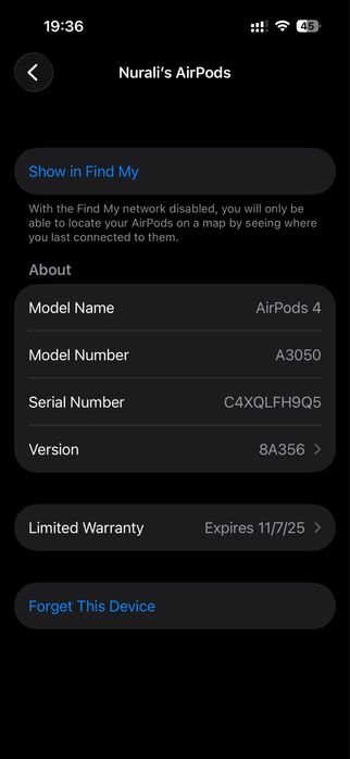айрподс 4 наушники