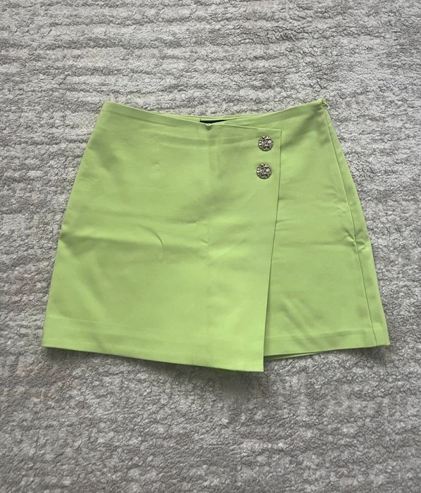 Fustă- pantalon verde lime