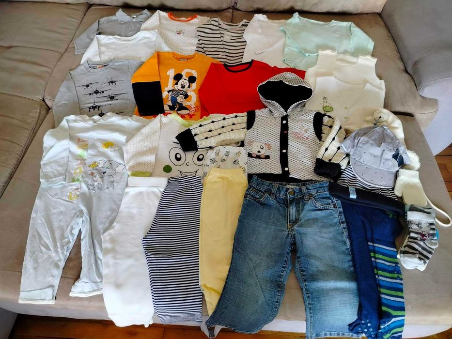 Бебешки дрехи 68-74 см. 27 части ПАКЕТНА цена