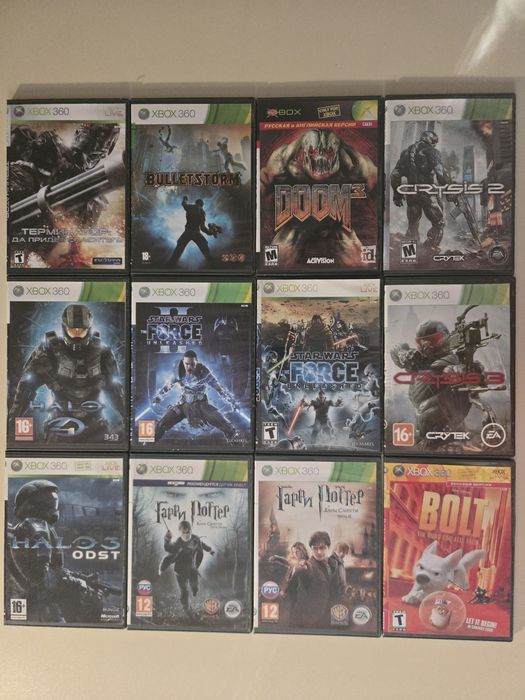Диски на Xbox 360