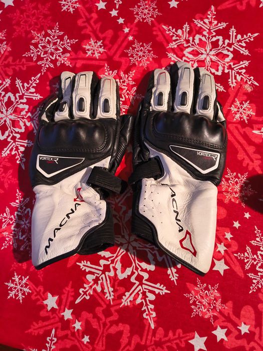 Vand manusi moto Macna Vortex din piele