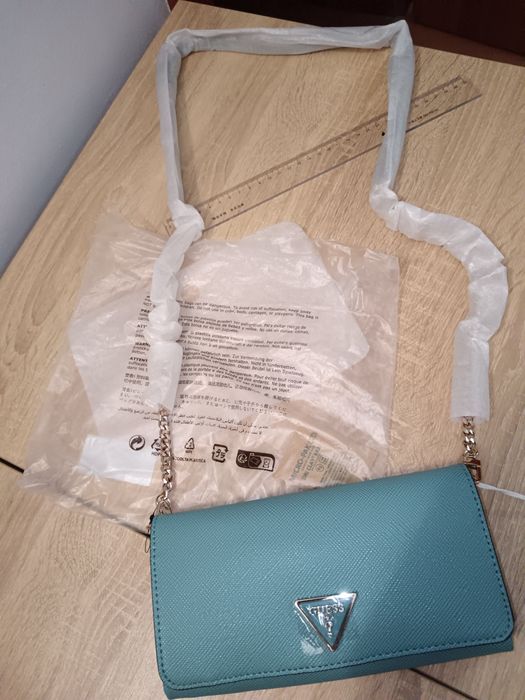 Geanta Guess turcoaz