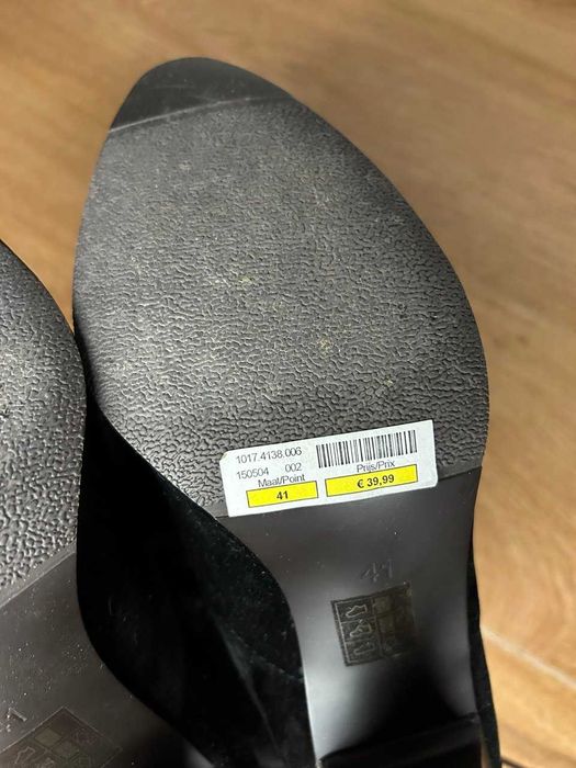 Сапоги высокие демисезонные | Cапоги на каблуке 10см | размер 39-40