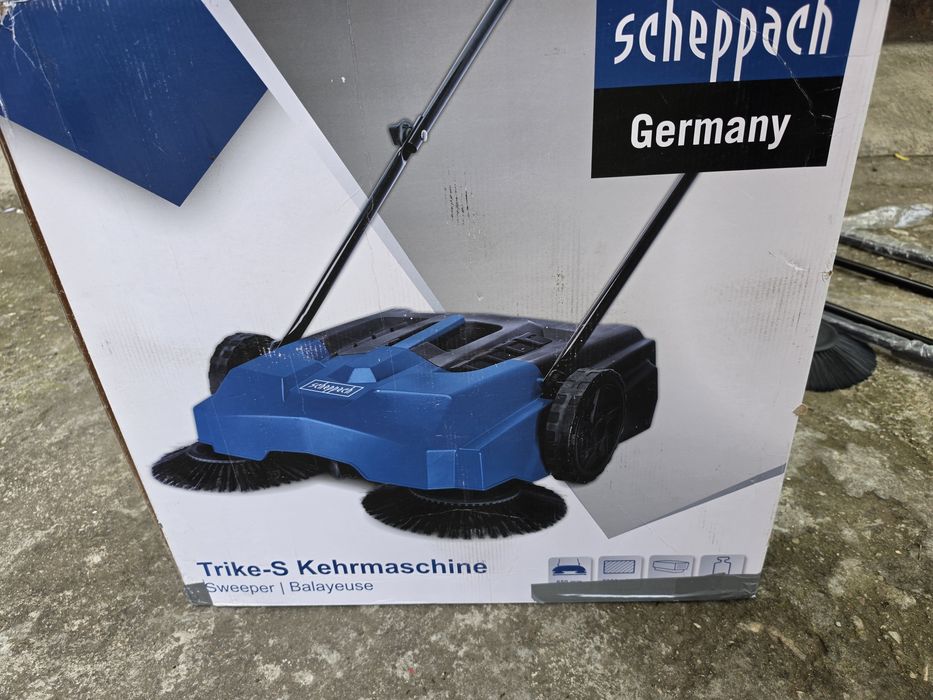 Механична метла TRIKE-S – 65 cm 22L / Scheppach
