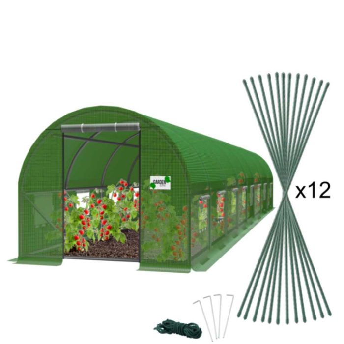 Технически характеристики на Голяма оранжерия - идеална вентилация и здрава конструкци