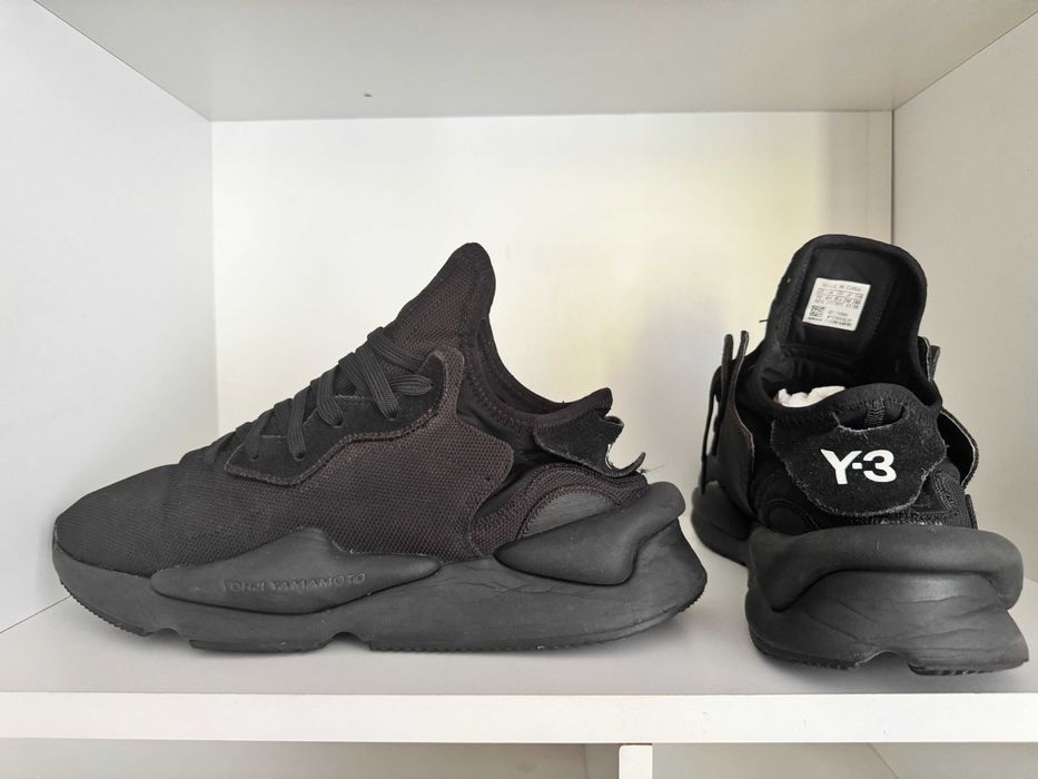 Y-3 Kaiwa "Core Black" FX0909 – Yohji Yamamoto x Adidas – Mărimea 45 1/3 – Model rar, ocazie unică – 450 lei