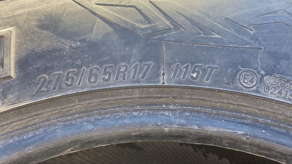 Шины летние 275/65/17