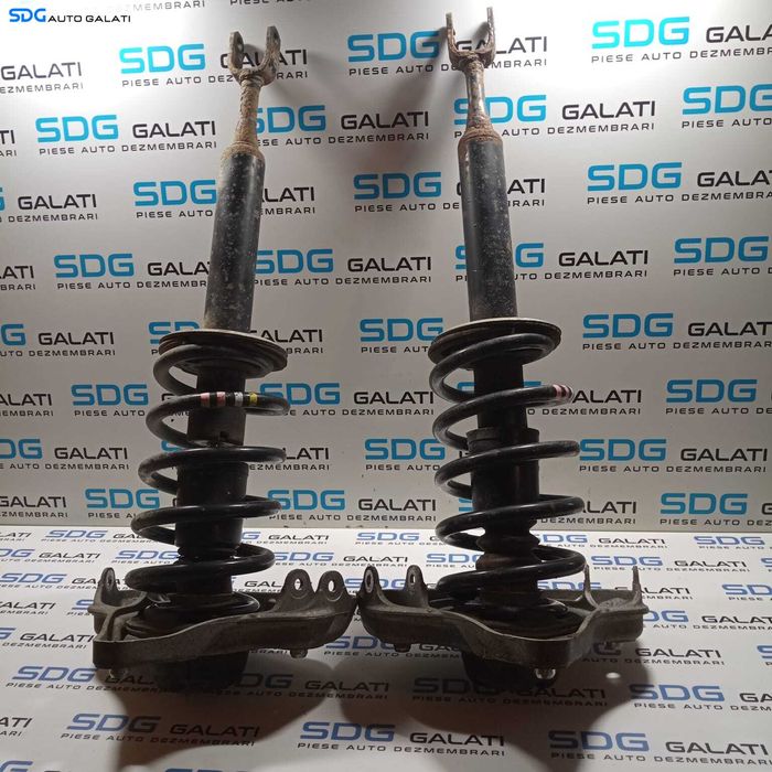 Set Amortizoare Fata Stanga Dreapta Complete cu Arcuri si Flanse Audi A4 B6 1.9 TDI 2001 - 2005 Cod 8E0413031CB [2190]