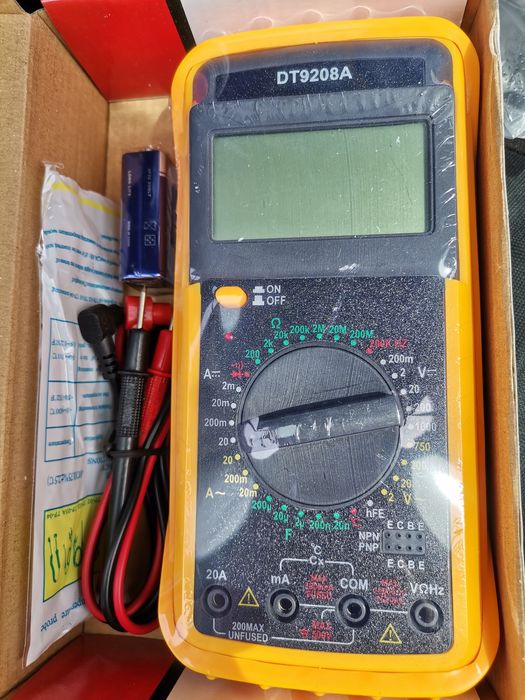 Multimeter Dt9208a / 9205 мултиметър мултимер мултицет мултитестер гр