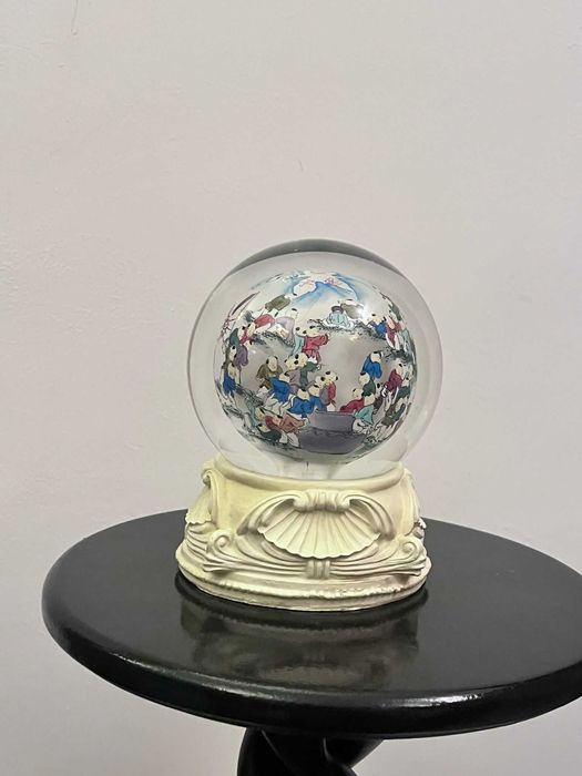 Bibelou statueta cristal MURANO Italia bibelouri picat manual ieftin