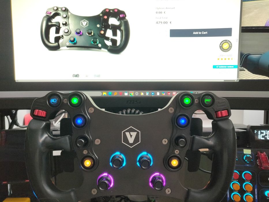 Volan sim racing VNM GT 300 mm Botosani • OLX.ro