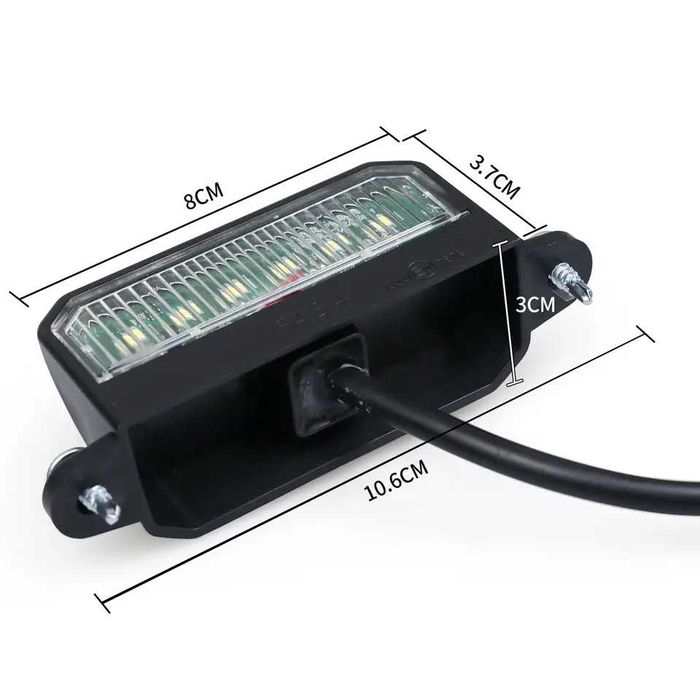 2 Броя ЛЕД LED Диодни Плафони За Номер за камиони ремаркета бусове