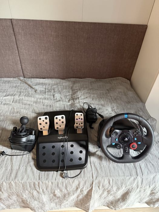 Logitech G29+Shifter КАТО НОВ!!!