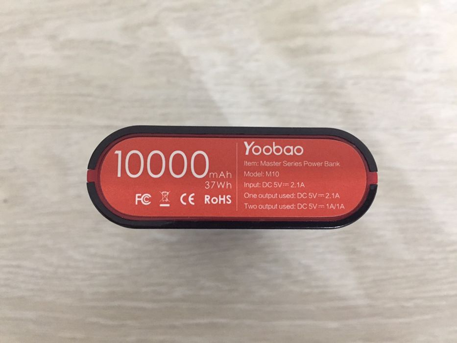 Yoobao Power Bank 10000 mAh black