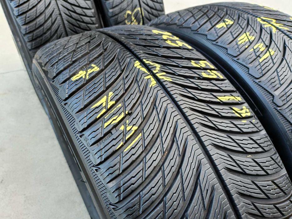 Set 4 de anvelope iarna 225 55 18 michelin pilot alpin 5 profil de 7,5 si 7 mm