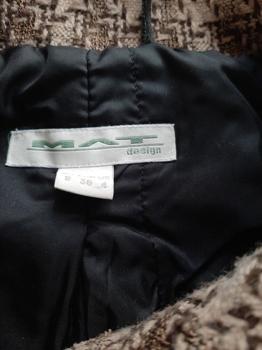 Palton din lână Mat Design