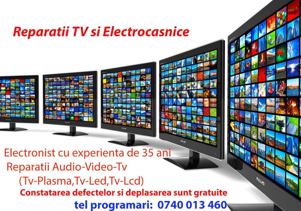 Servicii reparatii TV / Electronice / Electrocasnice [GARANTIE]