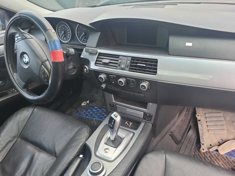 Piese bmw seria 5 e60 520d N47 cutie automata piele trapa jante faruri xenon
