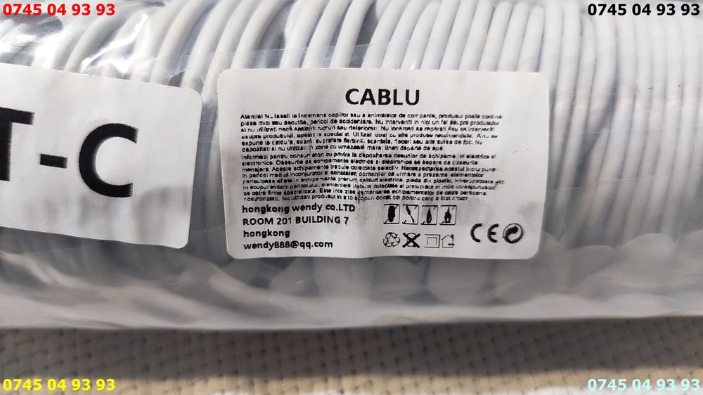 cablu telefon tableta de la usb la tip C noi