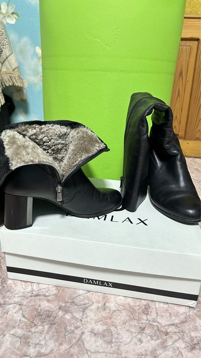 Натуральные кожаные сапоги PAOLUCCI