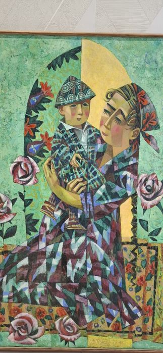 Авторская работа картина "Первенец"