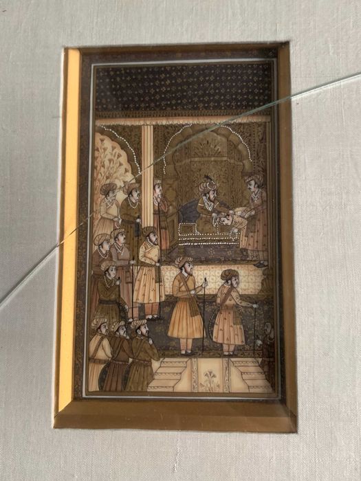 стара индийска картина от епохата на Моголите