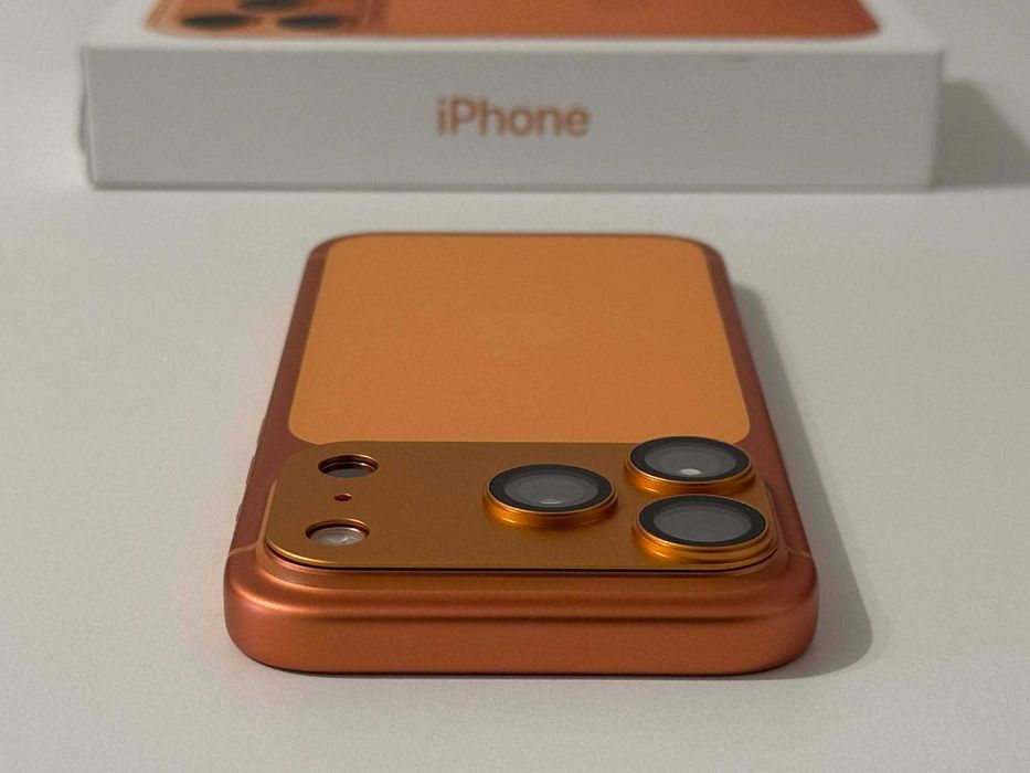 Бартер! Като НОВ! iPhone 17 Pro Cosmic Orange (Оранжев) 100% 73 Цикъла.