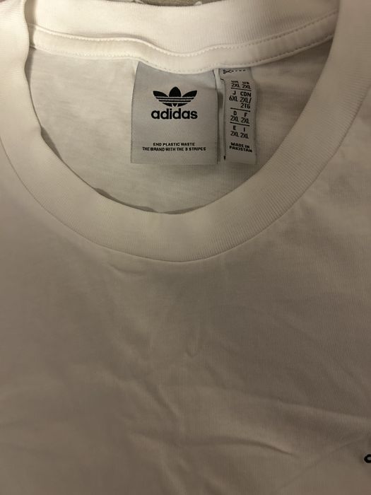Adidas бяла тениска