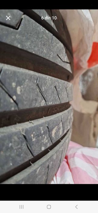 Jante aliaj audi + Cauciucuri vară Continental 225 50 R17 Y XL