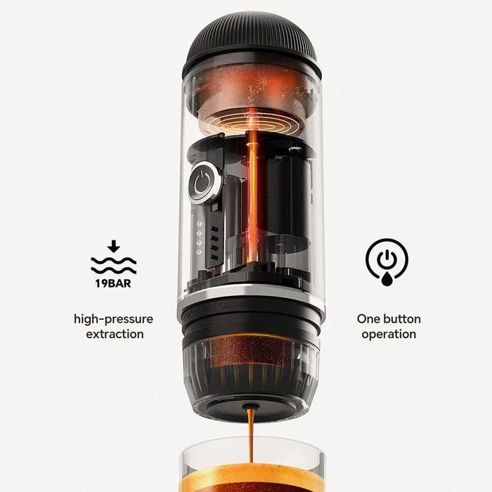 Портативна кафе машина на батерия