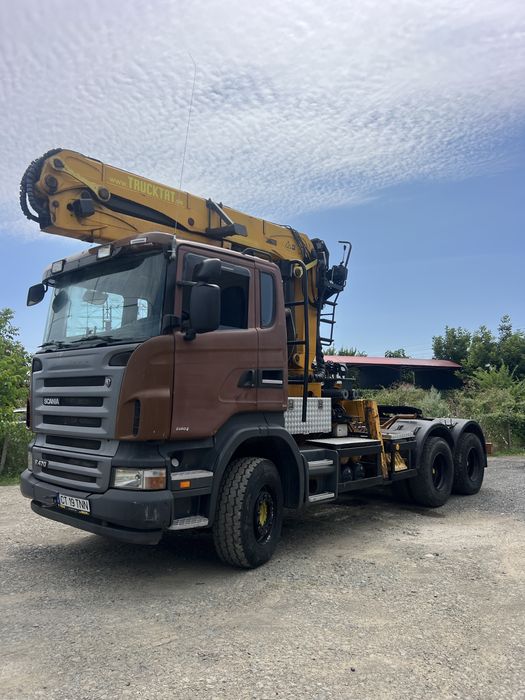 Scania R470 cu macara EPSILON