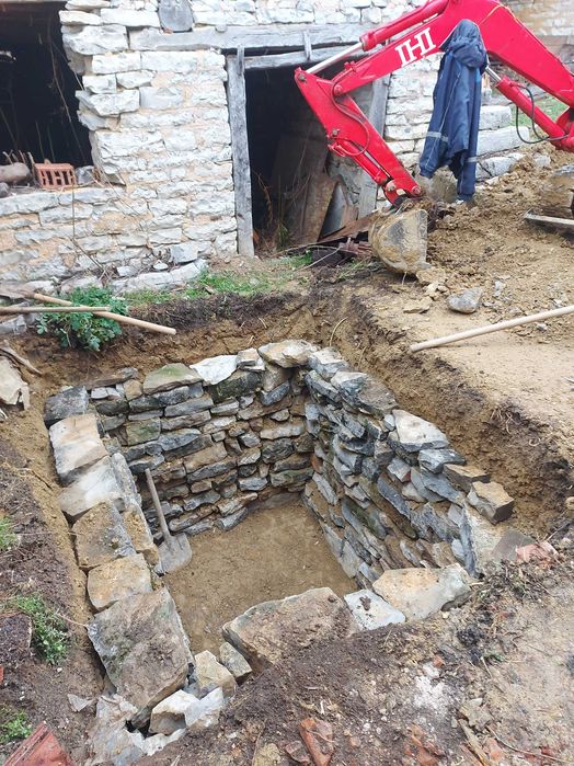 Услуги със Самосвал, Челен товарач, Багер