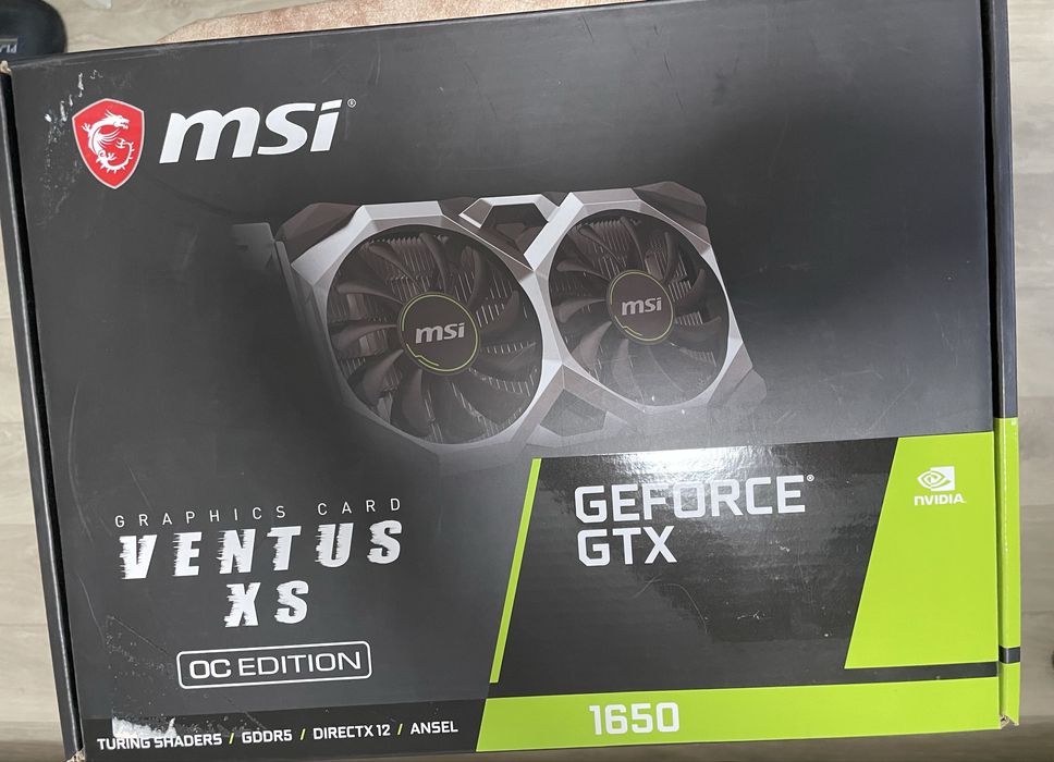 Продам видеокарту 1650 4gb