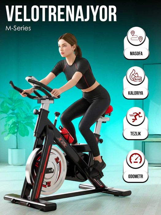 Велотренажер ES-01, 120 кг