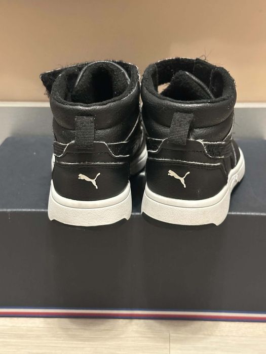PUMA Rebound V6 Mid Black – детски кецове / зимни обувки EU 32