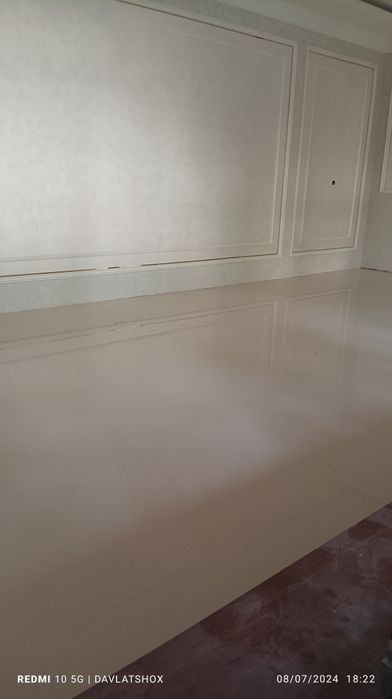 Nalivnoy pol (O‘zi tekislanuvchi pol) – Sifatli va Ideal Tekislik!