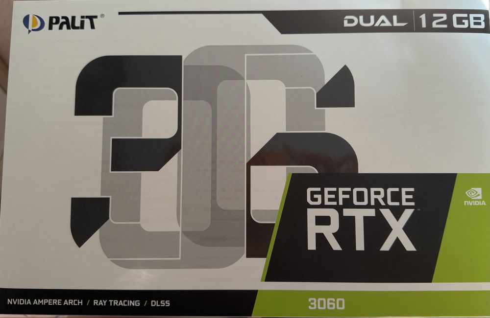 Видеокарта новая 12гб 3060 RTX