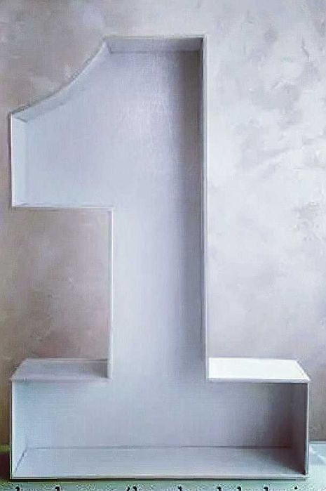 Обемни и кухи букви/цифри за рождени дни, всякаква декорация