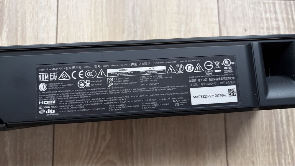 Sounbar Bose 700