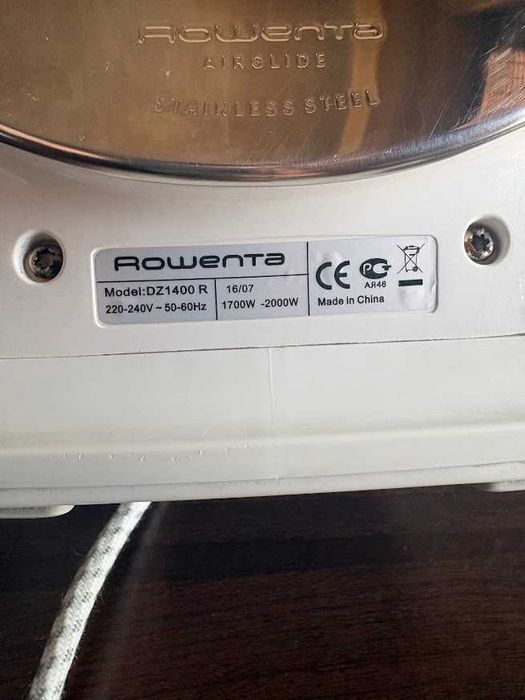 Rowenta AutoSteam DZ1400R – мощна ютия 2000W, Stainless Steel, Anti-Calc