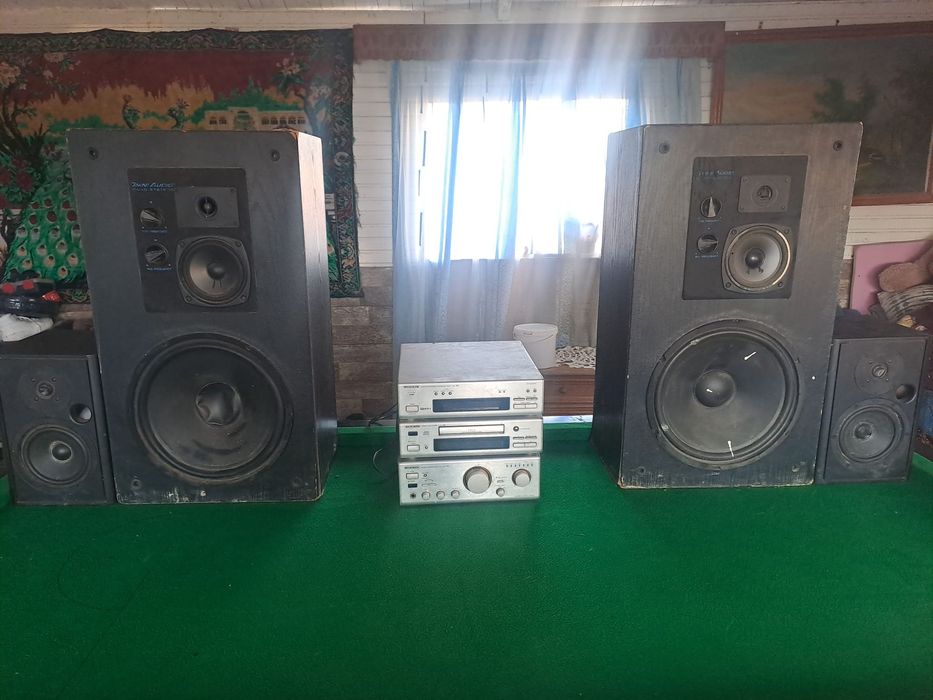 Sistem audio Onkyo + boxe Canton