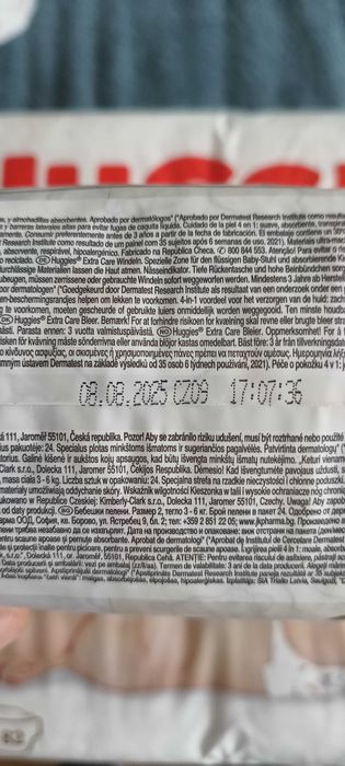 Scutece huggies nr 1, nr2