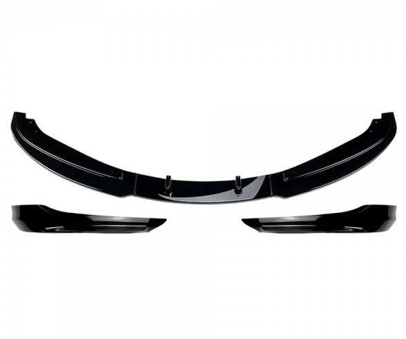 Lip Prelungire Bara Fata Cu Splitere BMW E90 Facelift cu Bara Normala