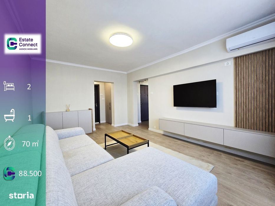 Apartament 2 camere, 2 balcoane, etaj 4/10, Micalaca 300