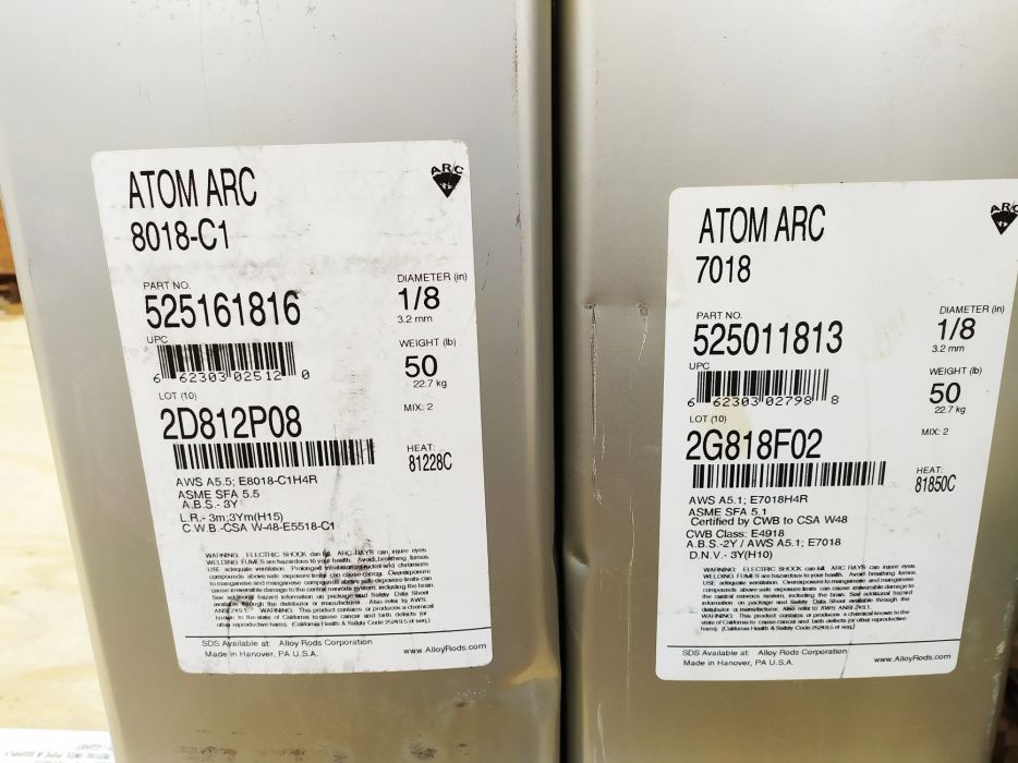 Продаются Электроды Atom ARC 7018/8018 C-1.
